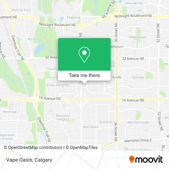 Vape Oasis map