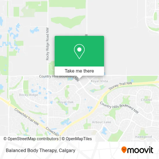 Balanced Body Therapy map