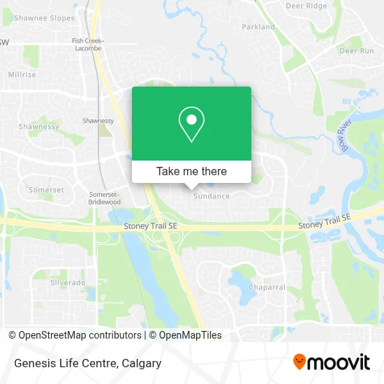 Genesis Life Centre map