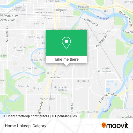 Home Upkeep map
