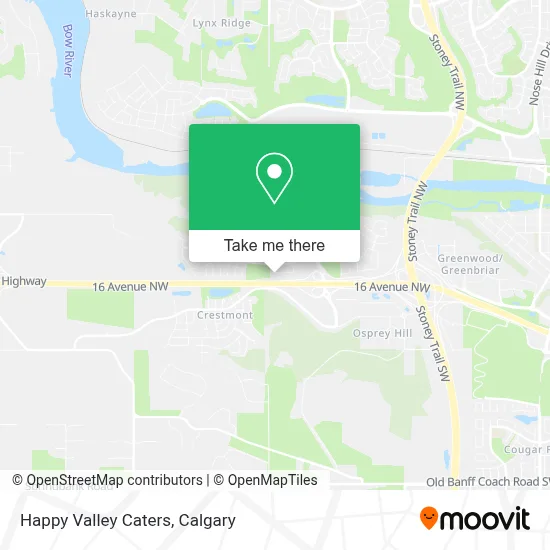 Happy Valley Caters map