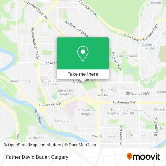 Father David Bauer map