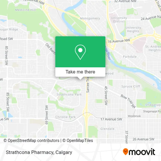 Strathcona Pharmacy map