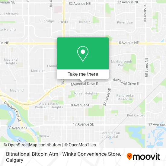 Bitnational Bitcoin Atm - Winks Convenience Store map