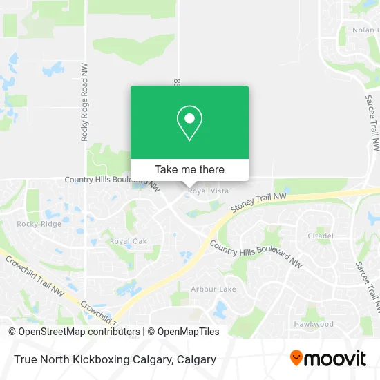 True North Kickboxing Calgary map