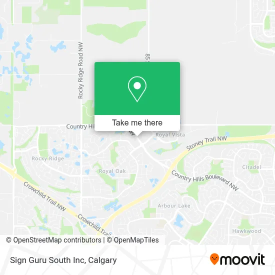 Sign Guru South Inc map