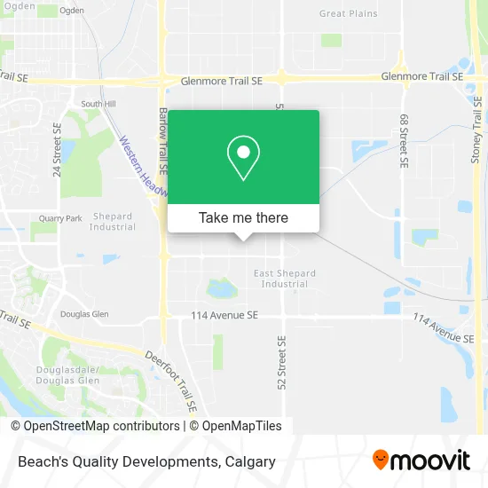 Beach's Quality Developments map