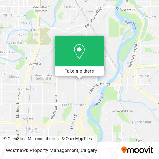 Westhawk Property Management map