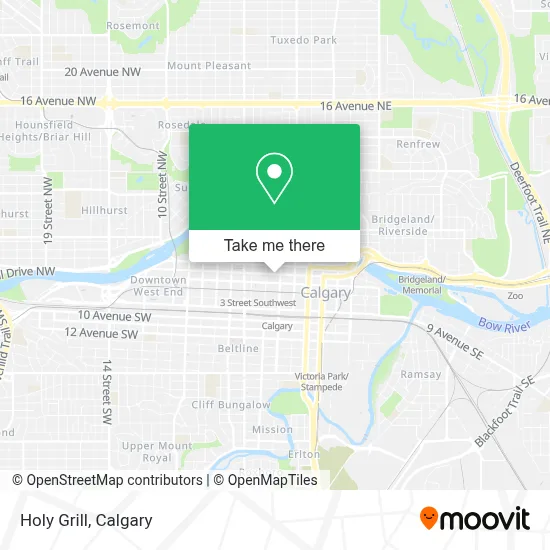 Holy Grill map