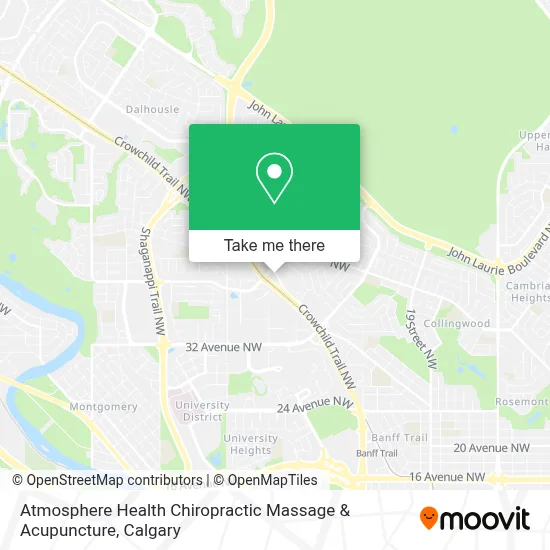 Atmosphere Health Chiropractic Massage & Acupuncture map