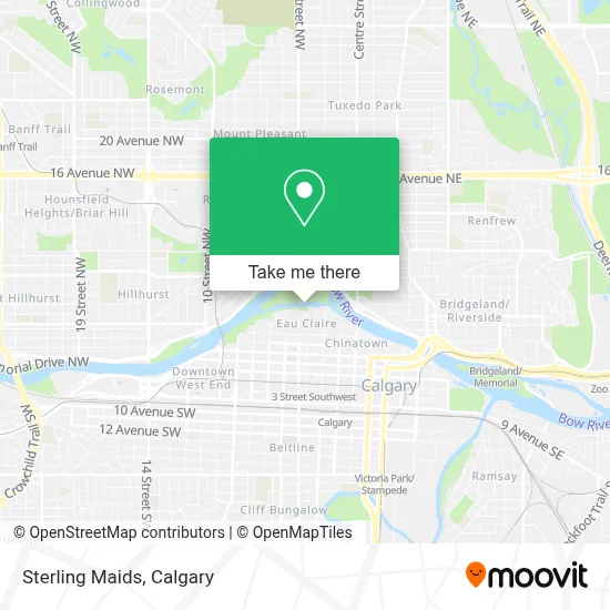 Sterling Maids map