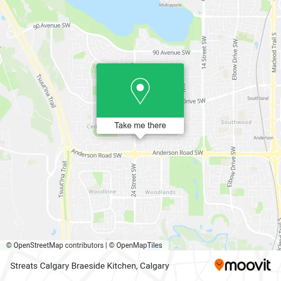Streats Calgary Braeside Kitchen map