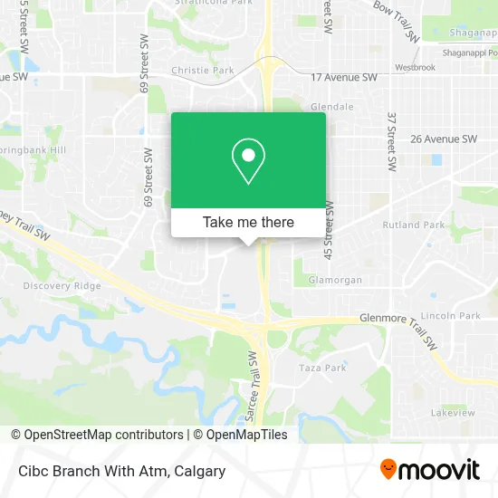 Cibc Branch With Atm map