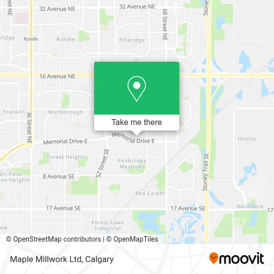 Maple Millwork Ltd map