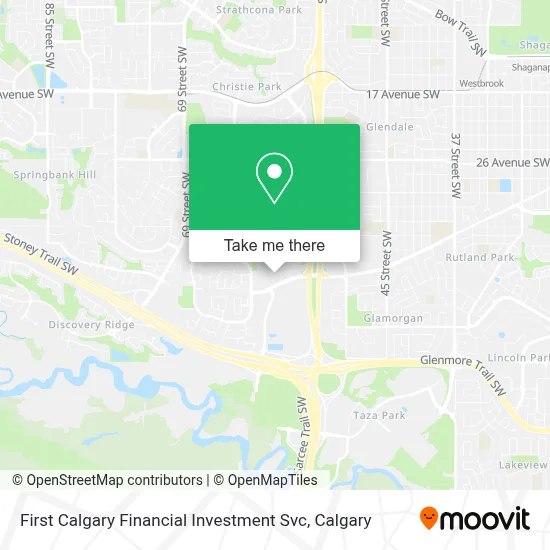 First Calgary Financial Investment Svc map