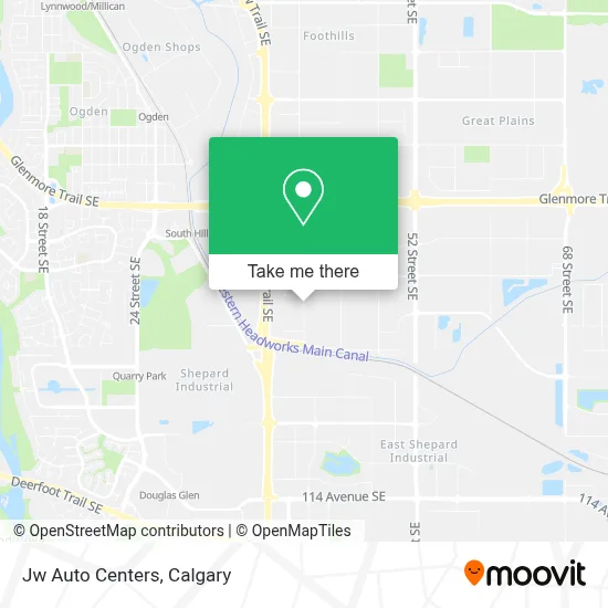 Jw Auto Centers map