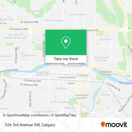 326 3rd Avenue SW map