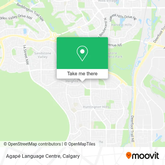 Agapé Language Centre map