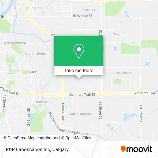 R&R Landscapes Inc map