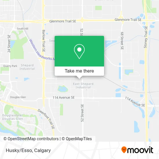 Husky/Esso map