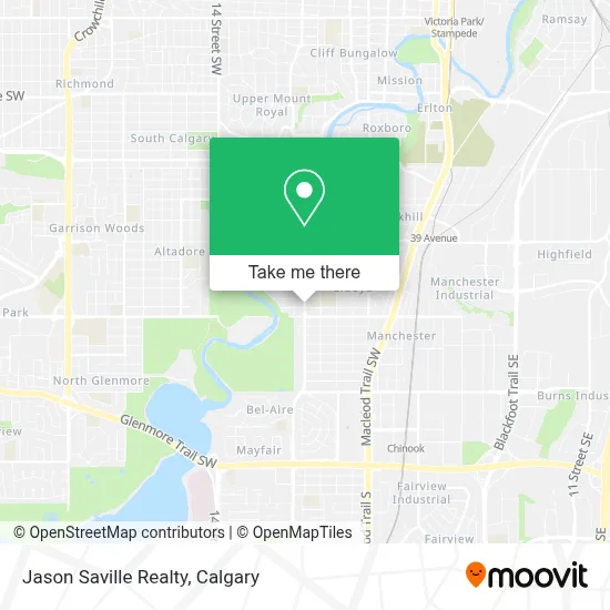 Jason Saville Realty map