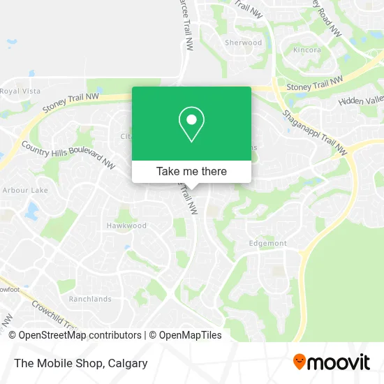 The Mobile Shop map