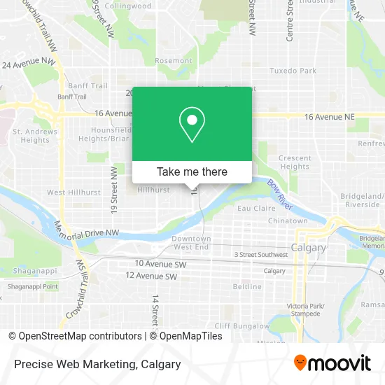Precise Web Marketing map