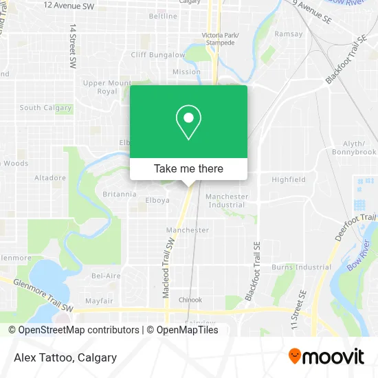 Alex Tattoo map
