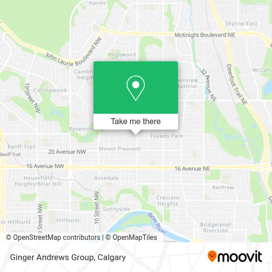 Ginger Andrews Group map