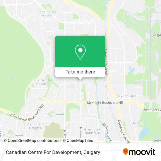 Canadian Centre For Development map
