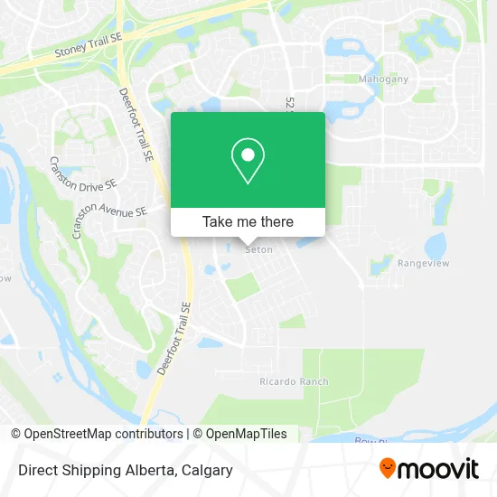 Direct Shipping Alberta map