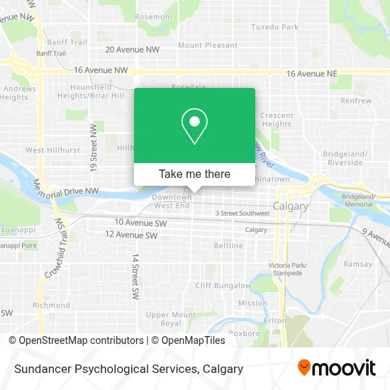 Sundancer Psychological Services map