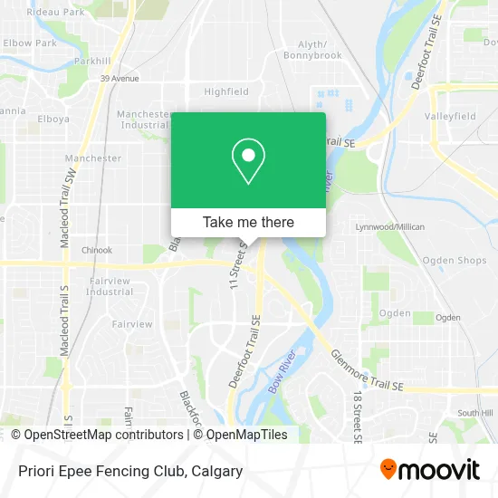 Priori Epee Fencing Club map