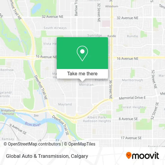 Global Auto & Transmission map