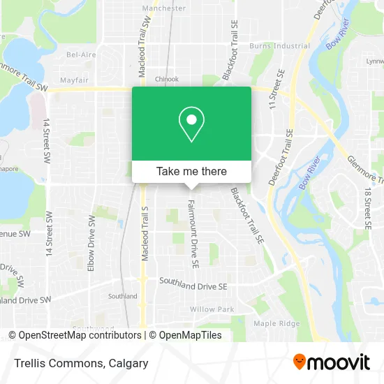 Trellis Commons map