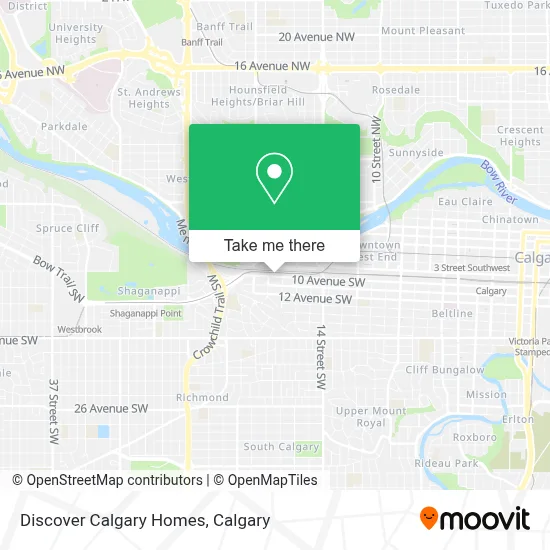 Discover Calgary Homes map