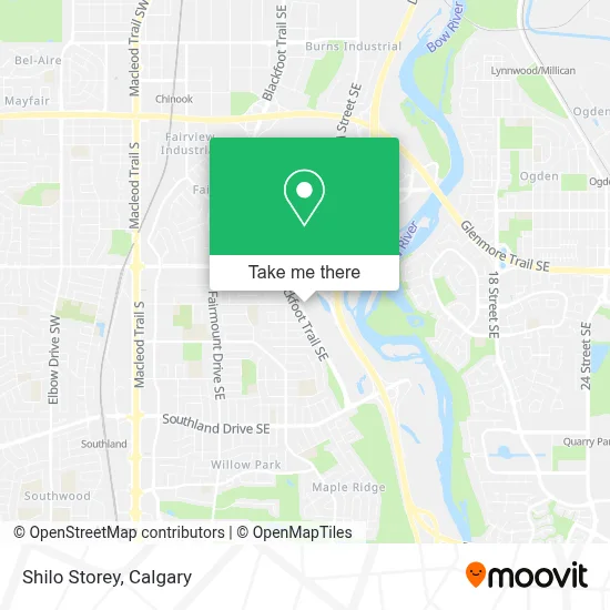 Shilo Storey map