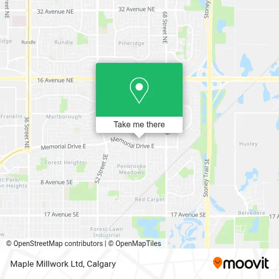 Maple Millwork Ltd map