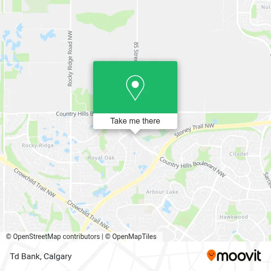 Td Bank map