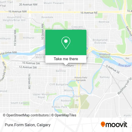 Pure.Form Salon map