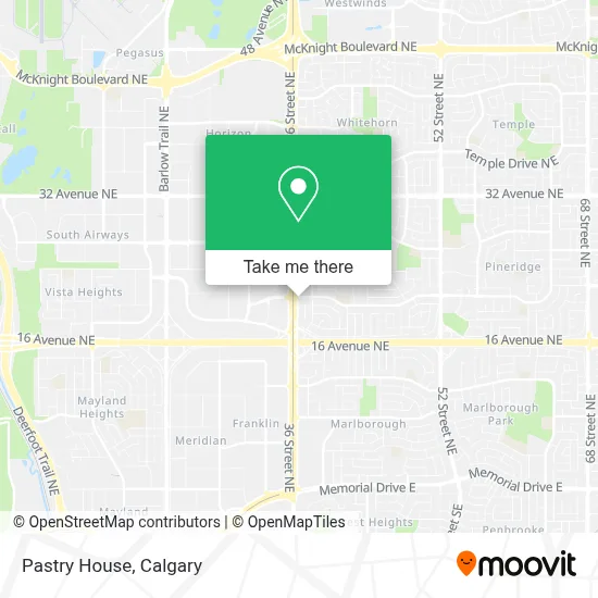 Pastry House map