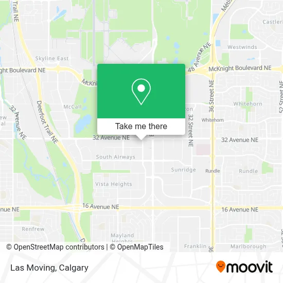 Las Moving map
