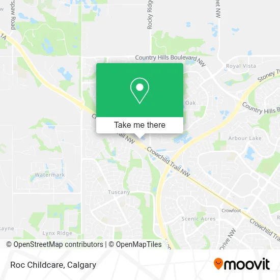Roc Childcare map