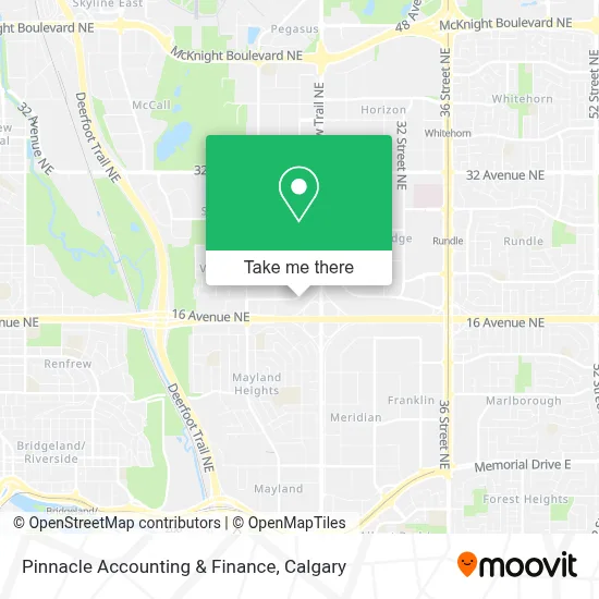 Pinnacle Accounting & Finance map