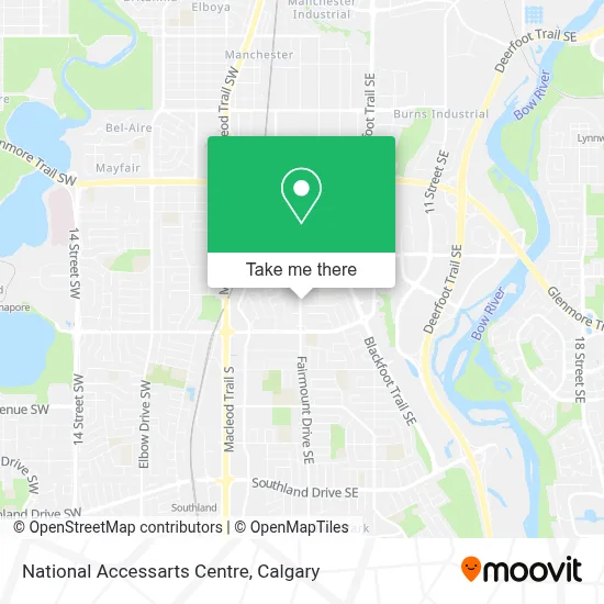 National Accessarts Centre map