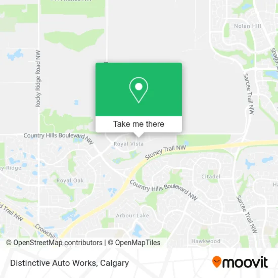 Distinctive Auto Works map