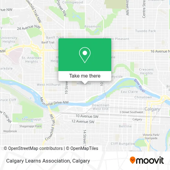Calgary Learns Association map