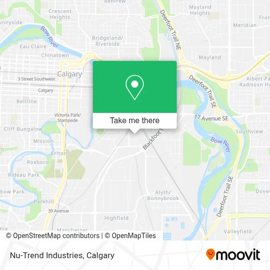 Nu-Trend Industries map