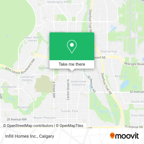 Infill Homes Inc. map