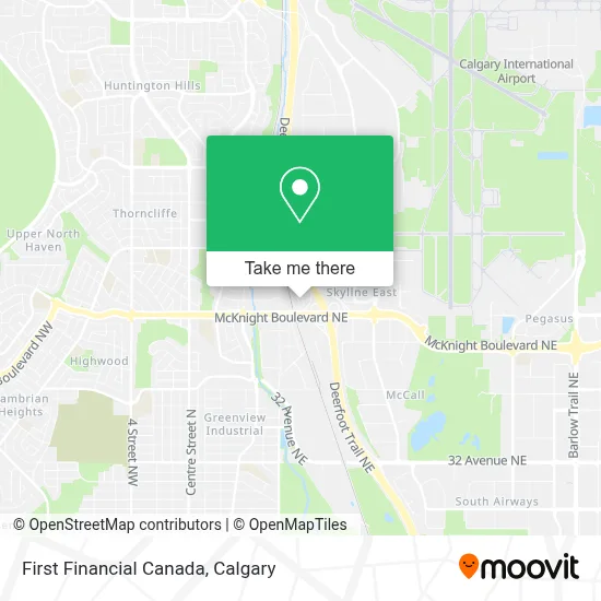 First Financial Canada map